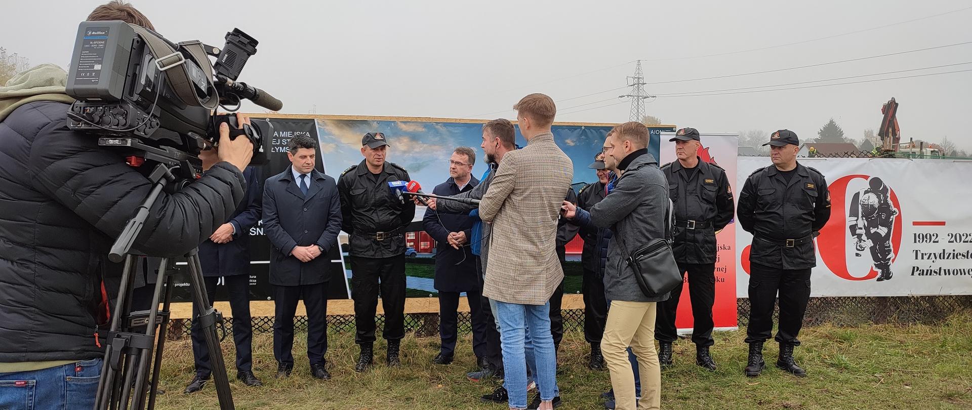 Uroczyste rozpoczęcie budowy Jednostki Ratowniczo-Gaśniczej w Białymstoku
