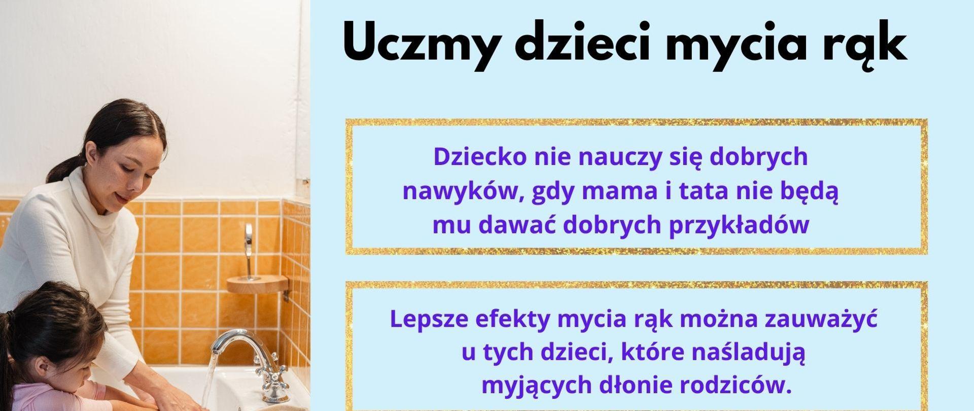 Uczmy dzieci mycia rąk