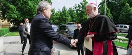 Wicepremier Piotr Gliński spotkał się z arcybiskupem Paulem Gallagherem fot. Danuta Matloch