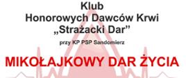 Plakat przedstawia informację na temat oddawania krwi. 