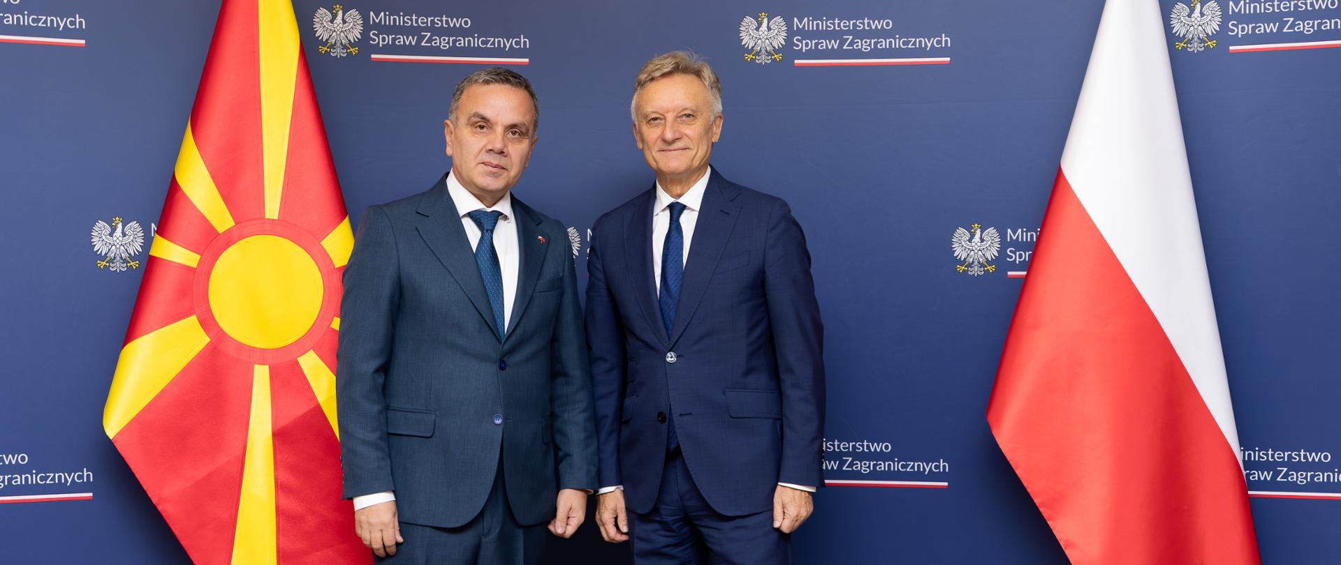 Foreign ministers of Poland and North Macedonia hold political consultations