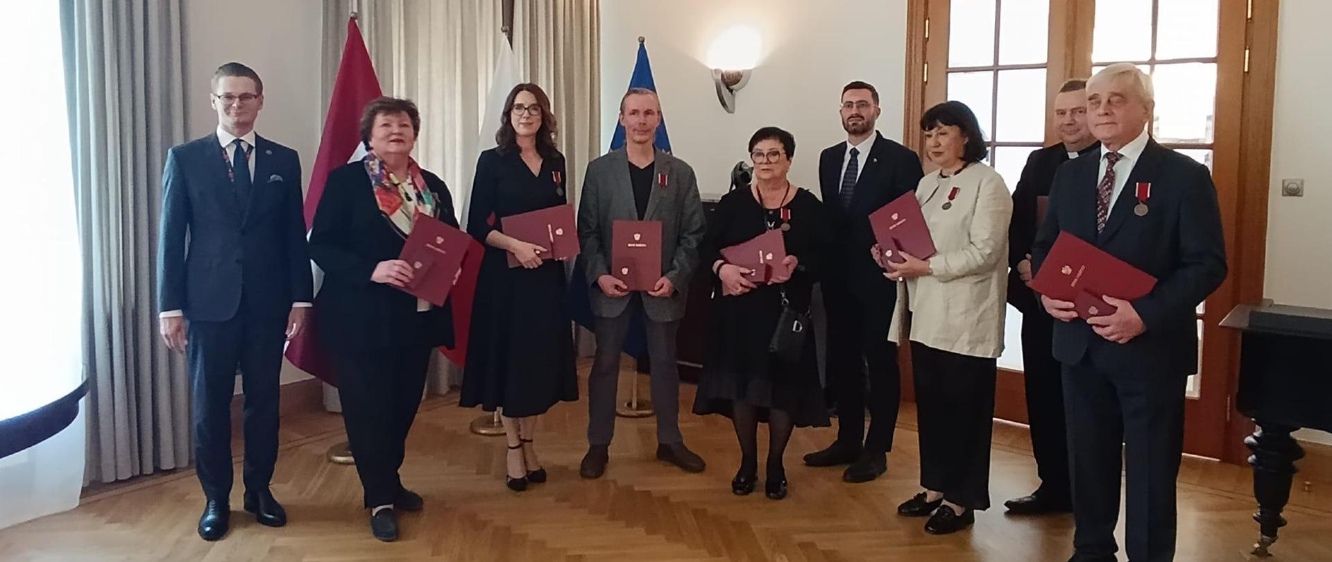 Polijas Republikas ārlietu ministra piešķirto apbalvojumu "Bene Merito"
pasniegšanas pasākums Polijas Republikas vēstniecībā Rīgā
