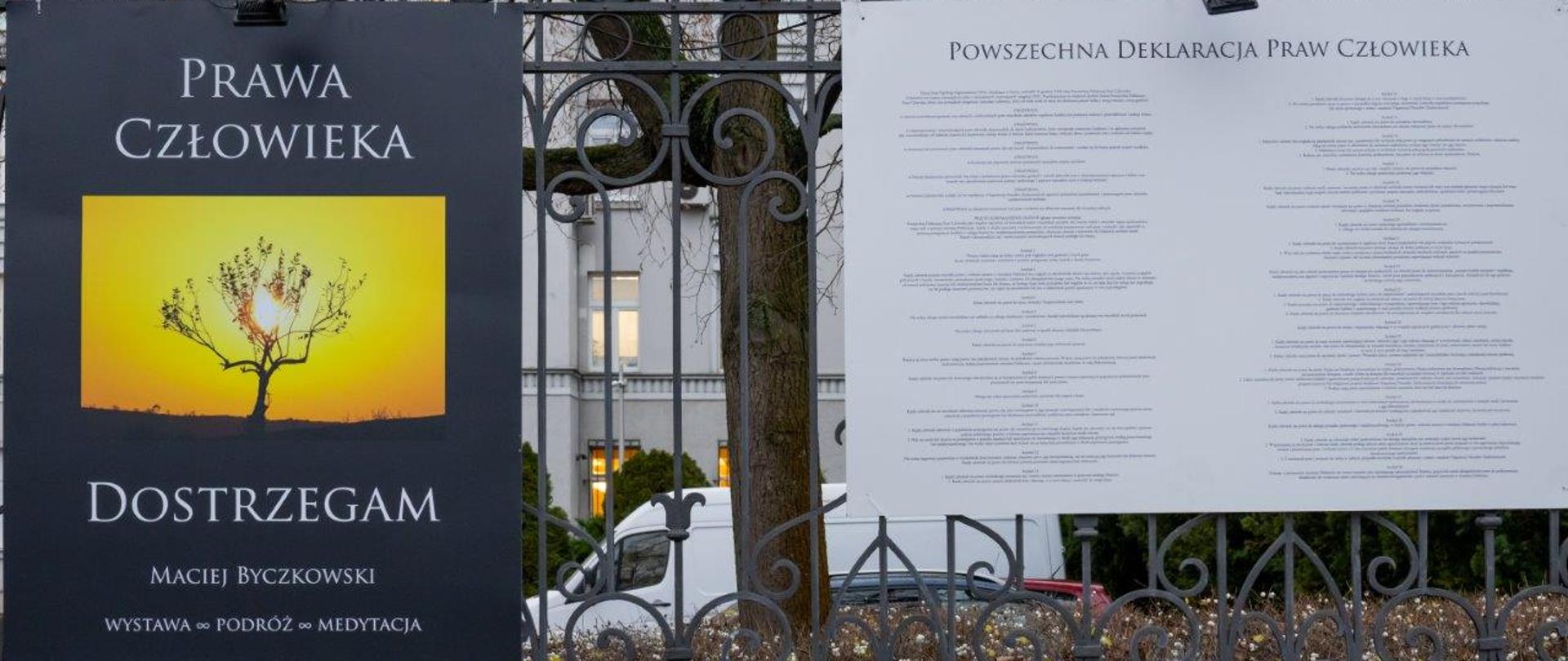 Wystawa plenerowa „Prawa Człowieka. Dostrzegam”