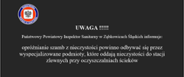 Państwowy Powiatowy Inspektor Sanitarny w Ząbkowicach Śląskich informuje