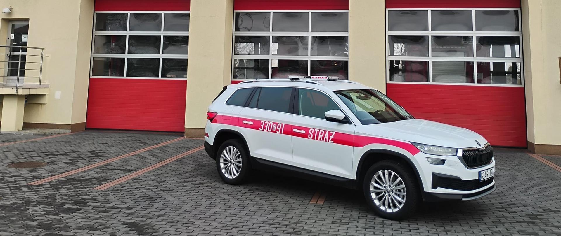 Na zdjęciu - Nowy lekki samochód operacyjny Skoda Kodiaq