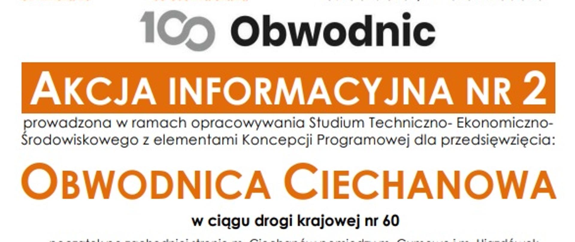 obw. Ciechanowa - II akcja informacyjna - plakat