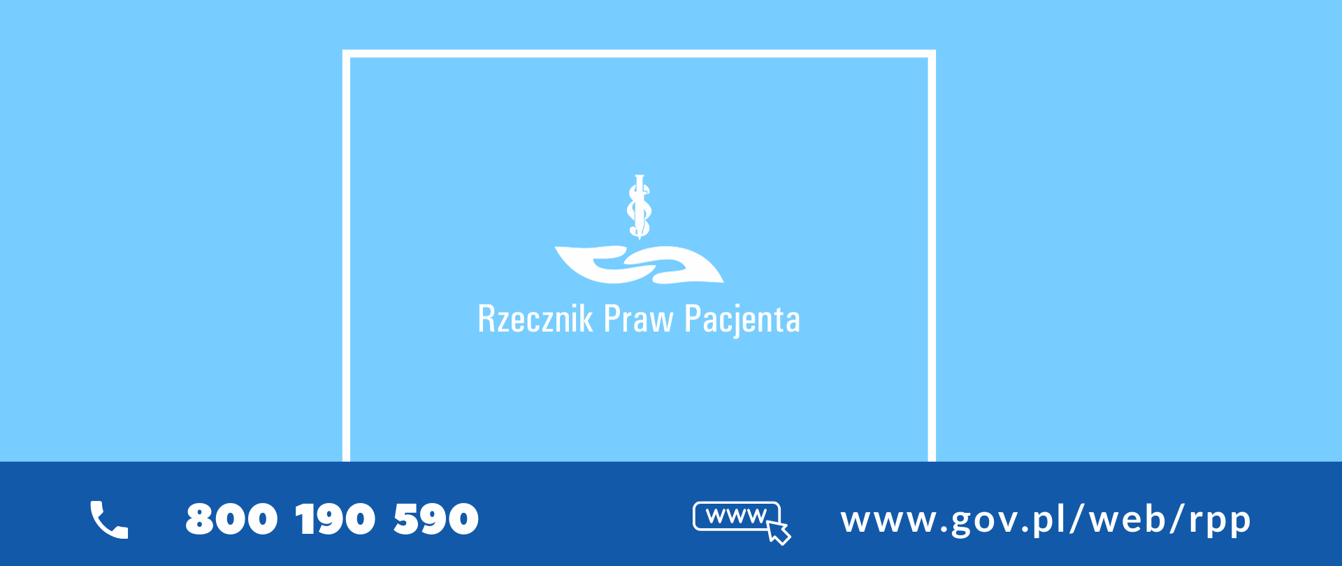 Ilustracja przedstawia dane kontaktowe Rzecznika Praw Pacjenta